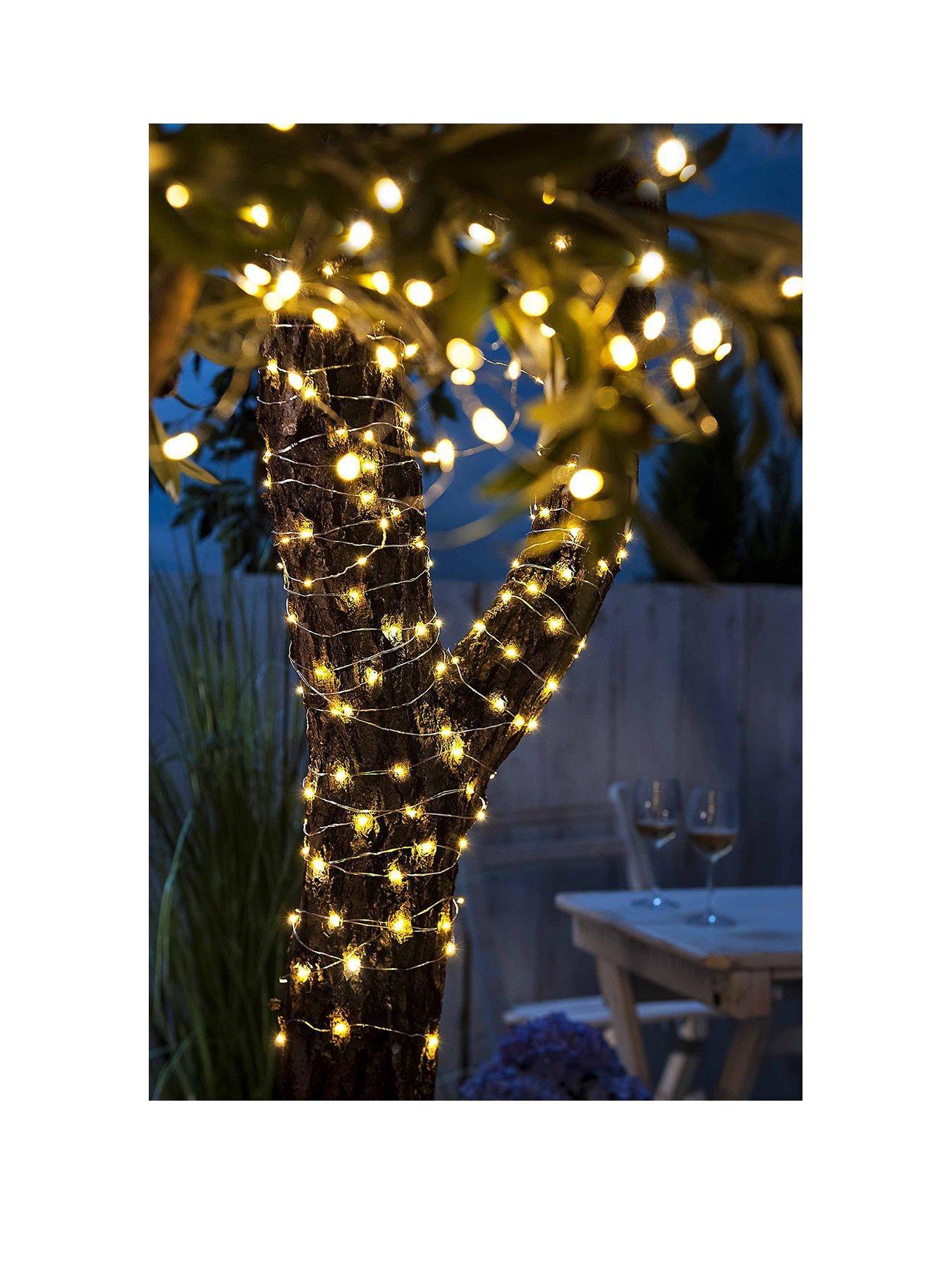 Product photograph of Streetwize Set Of 2 Led Solar Copper String Lights from very.co.uk