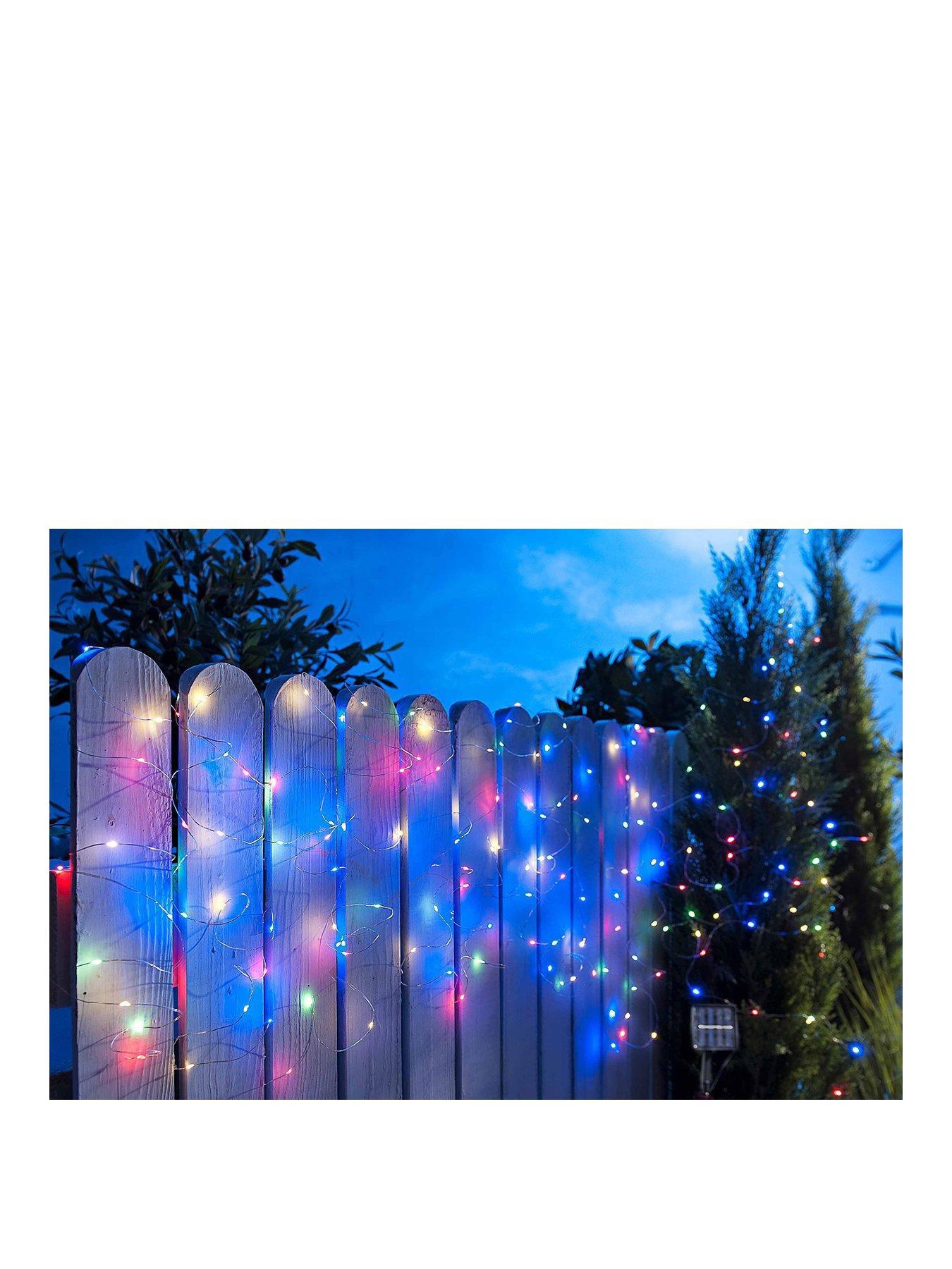 Product photograph of Gardenwize Set Of 2 X 200 Led Solar Copper String Light from very.co.uk