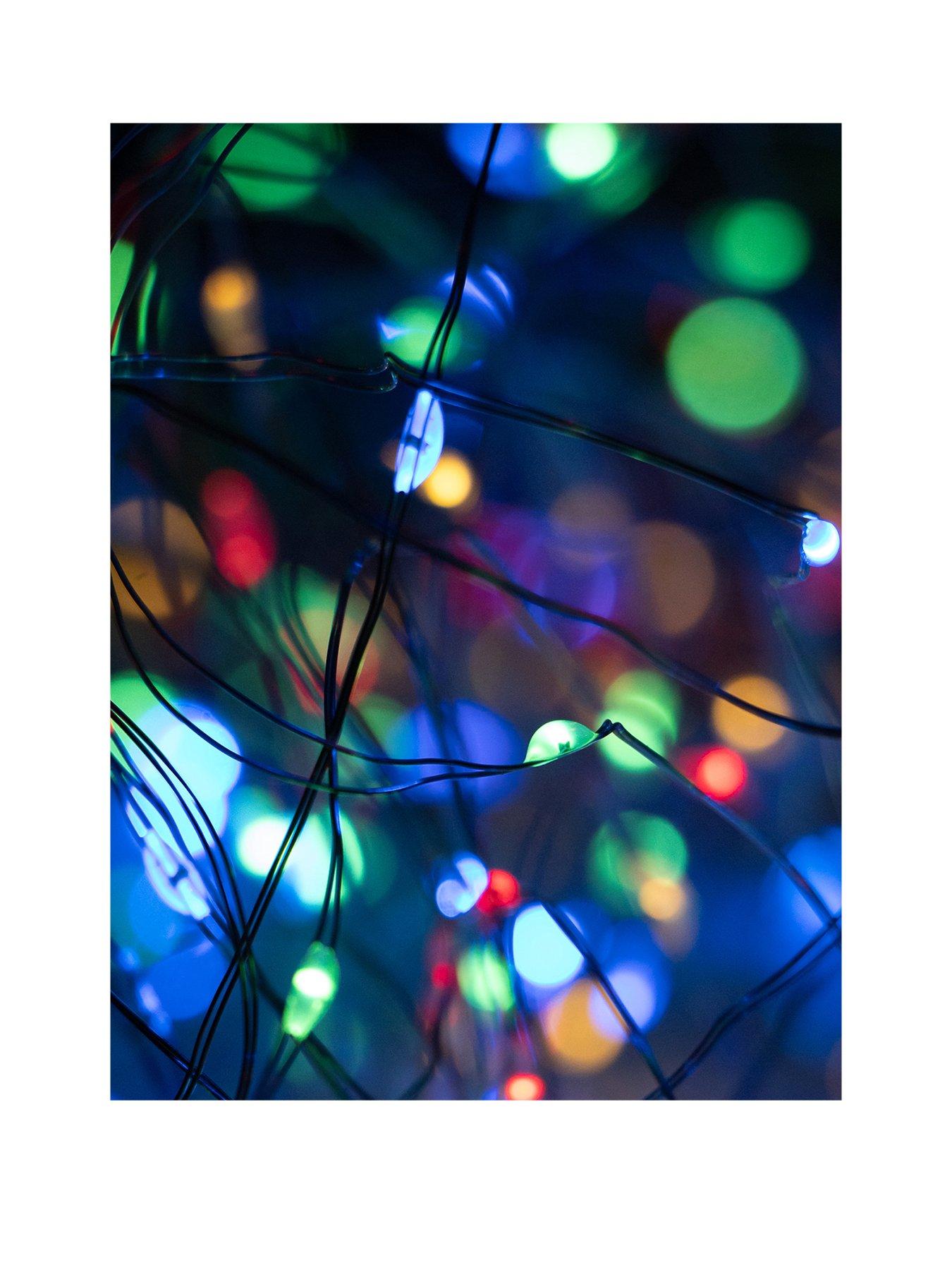 undefined Set of 2 x 200 LED Solar Copper String Light