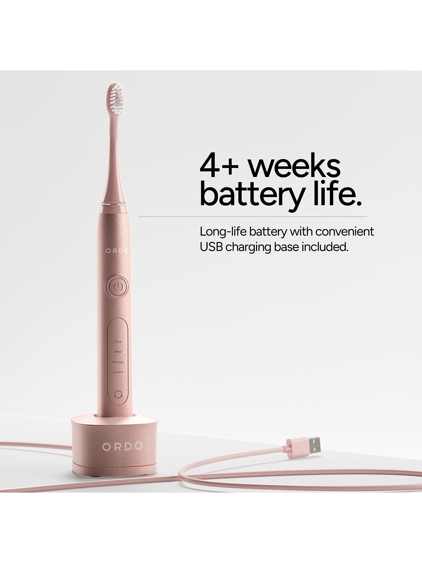 Image 3 of 6 of Ordo Sonic+ Electric Toothbrush (Rose Gold) -&nbsp;4 Brush Modes:&nbsp;Clean, White, Massage &amp; Sensitive