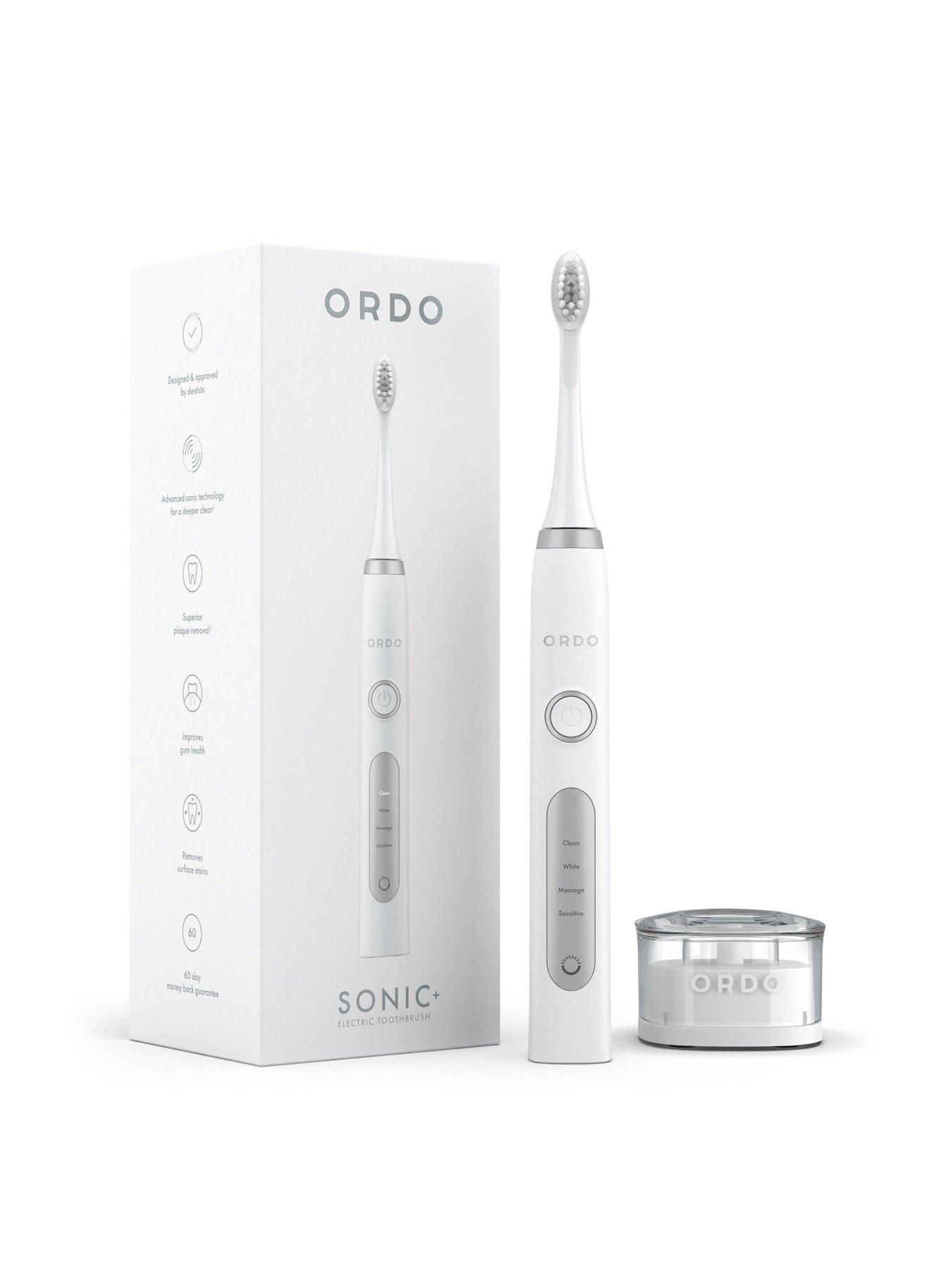Ordo Sonic+ Electric Toothbrush (White/Silver)