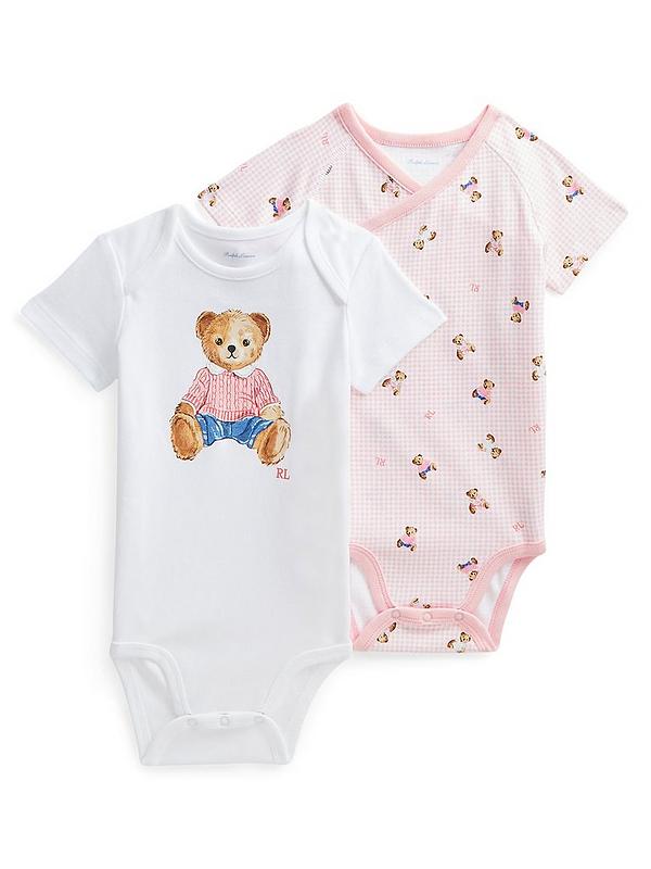 Sentence Compassion Departure Ralph Lauren Baby Girls 2Pk Bodysuits Gift Box - Pink | very.co.uk