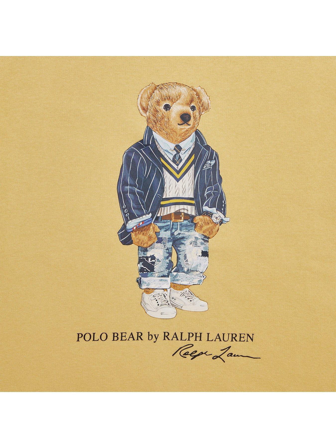 Nwt Polo Ralph Lauren Yellow Beach Ball Teddy Bear Hoodie