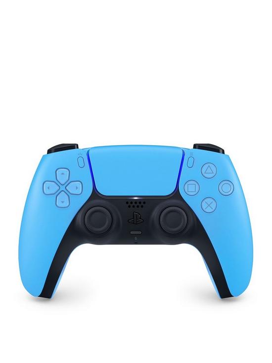 front image of playstation-5-dualsense-wireless-controller-starlight-blue