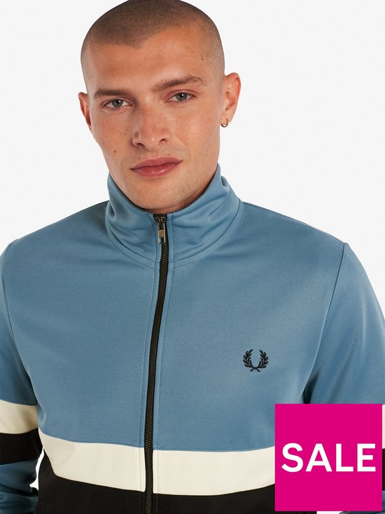 front image of fred-perry-panelled-track-jacket