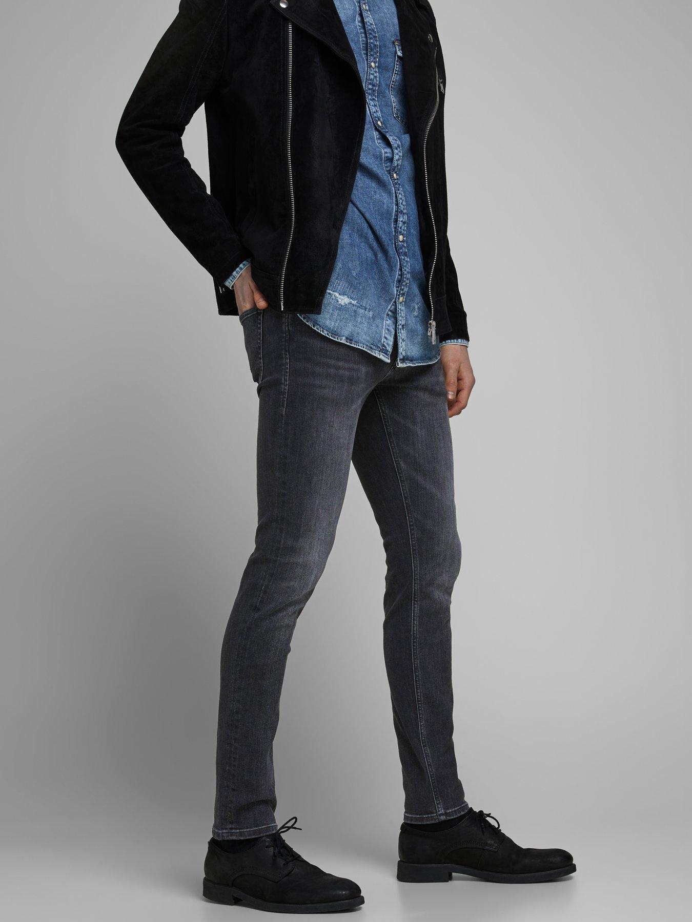 jack and jones black slim fit jeans