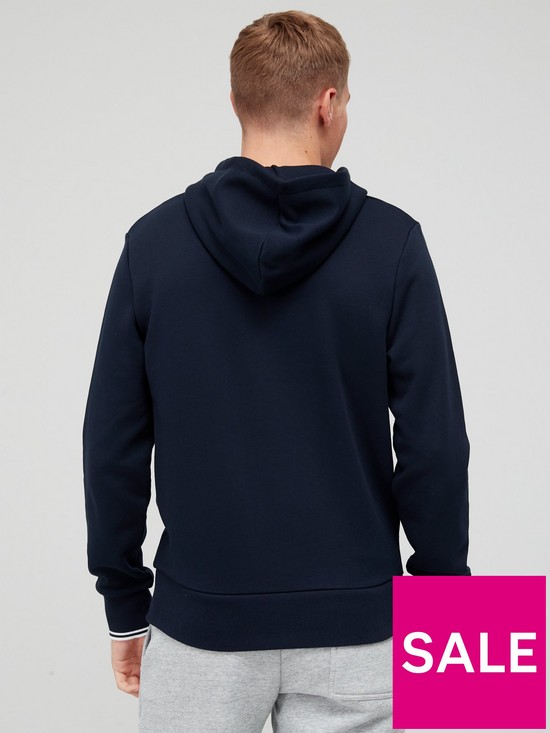 stillFront image of fred-perry-tipped-overhead-hoodie