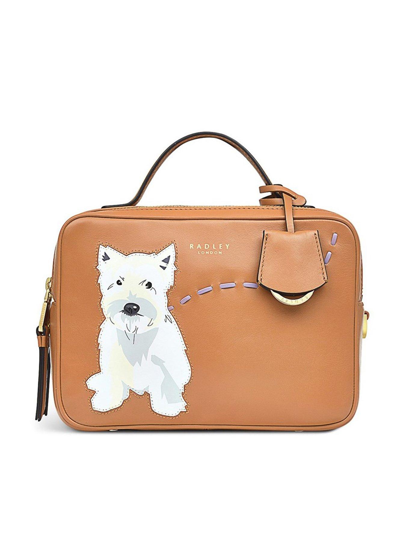 Radley And Friends Leather Small Ziptop Crossbody Bag - Butterscotch ...