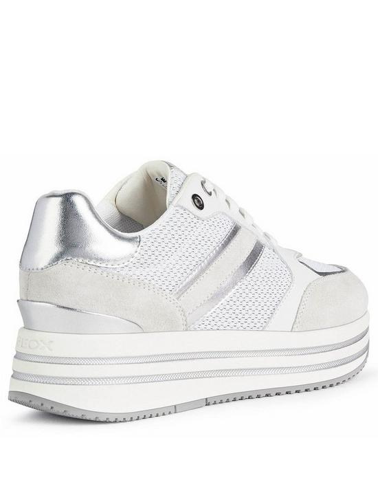 Geox Kency Platform Trainers - Off White | very.co.uk