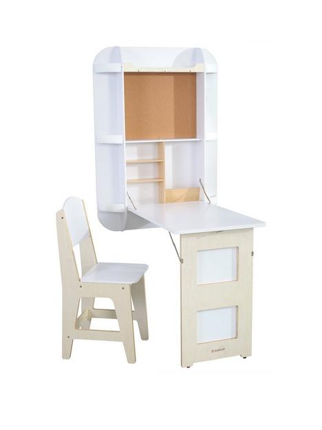 kidkraft-arches-floating-wall-desk-and-chair-set-white