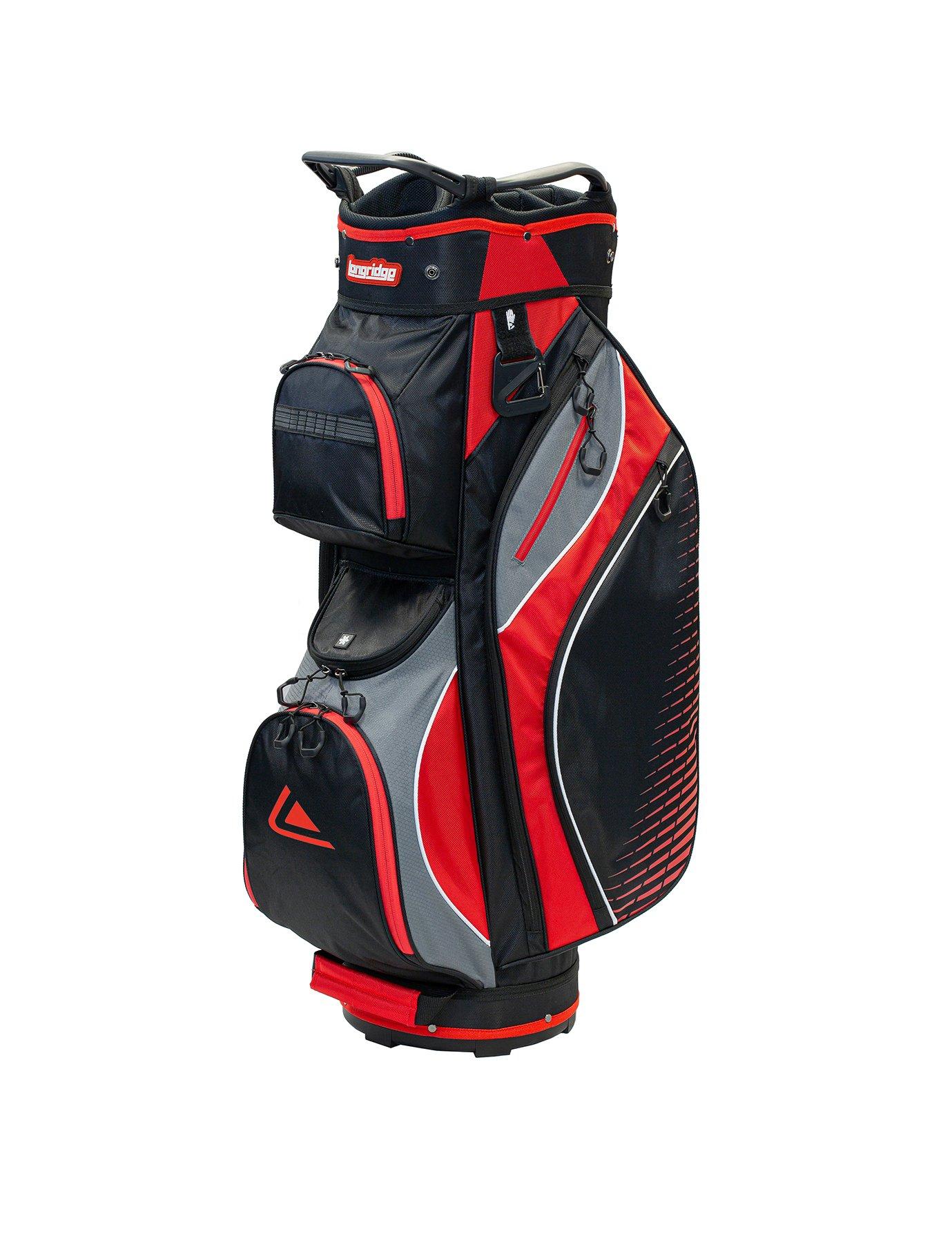 undefined Deluxe Lite Cart Bag Black/Char/Red