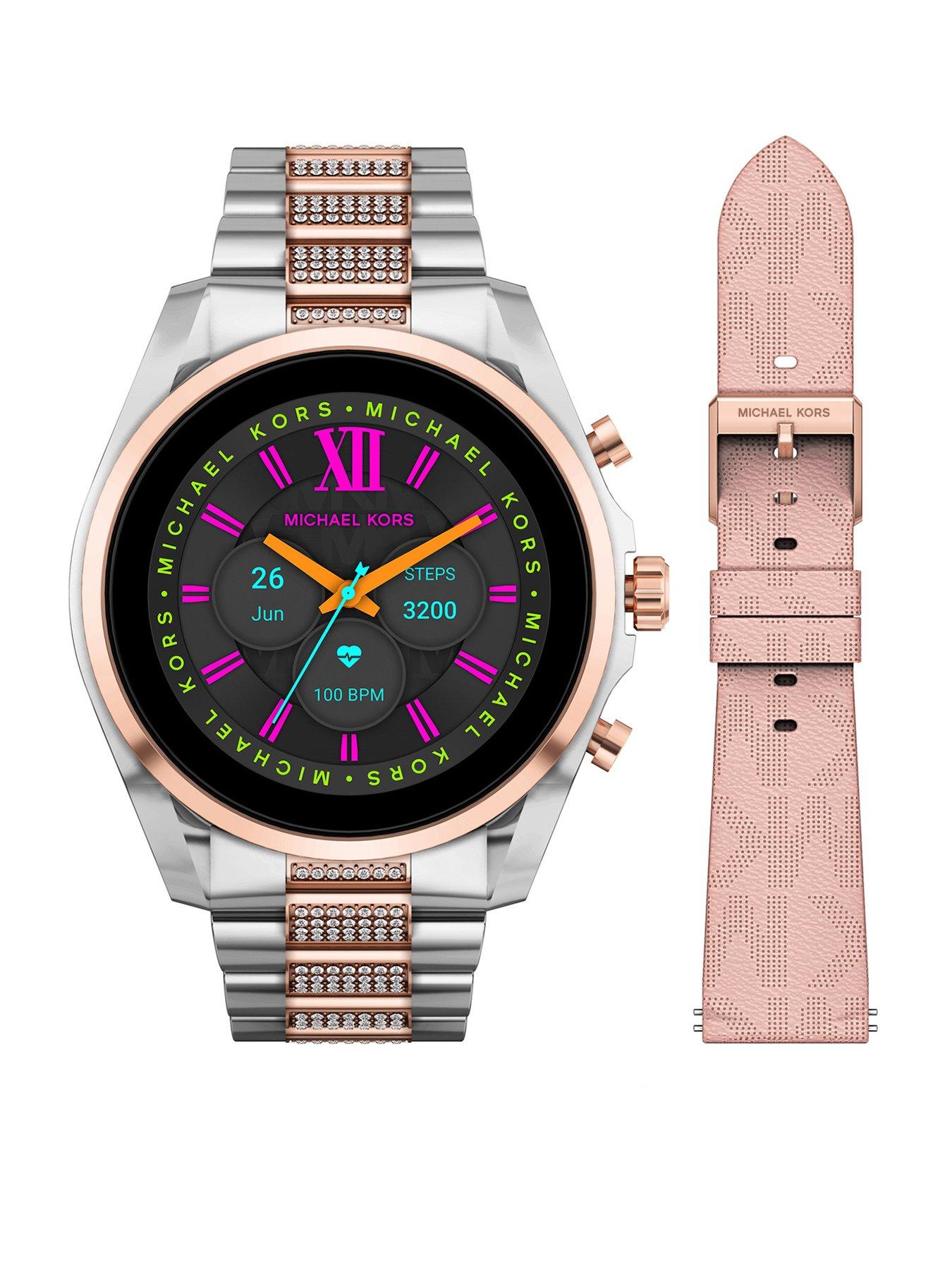 Michael kors interchangeable discount watch