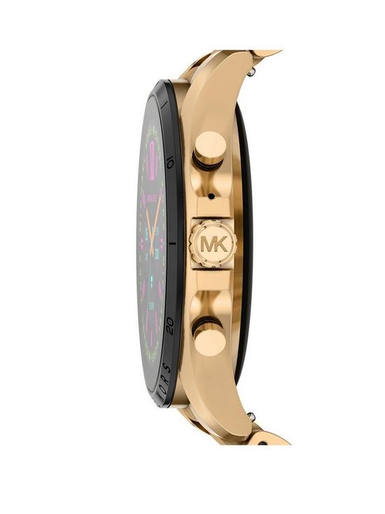 stillFront image of michael-kors-gen-6-bradshaw-smart-watch-with-changeable-strap-stainless-steel