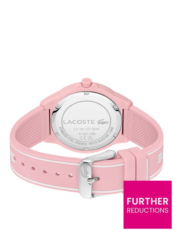 stillFront image of lacoste-neocroc-unisex-watch-pink