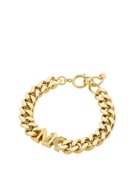 michael-kors-premium-ladies-chunky-curb-bracelet-brass