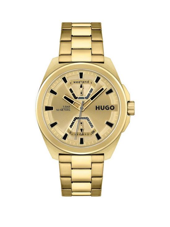 front image of hugo-expose-mens-watch