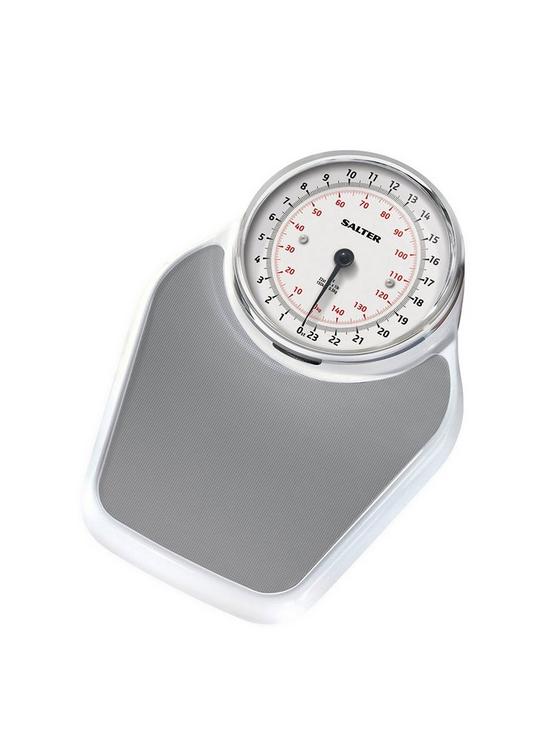 front image of salter-academy-doctors-style-mechanical-bathroom-scales