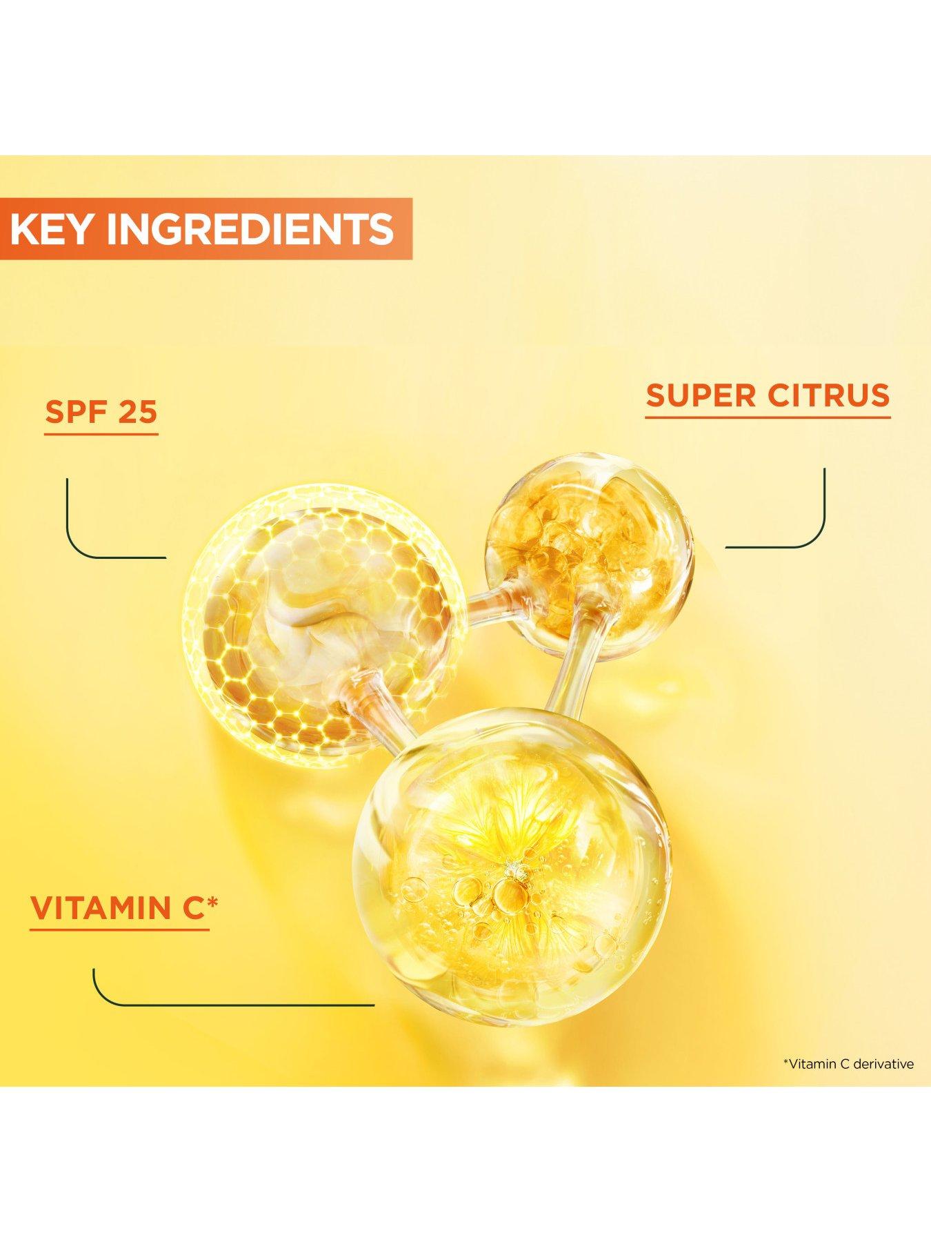 Image 3 of 7 of Garnier 2-in-1 Formula With 20% Vitamin C Serum and SPF 25 Moisturiser
