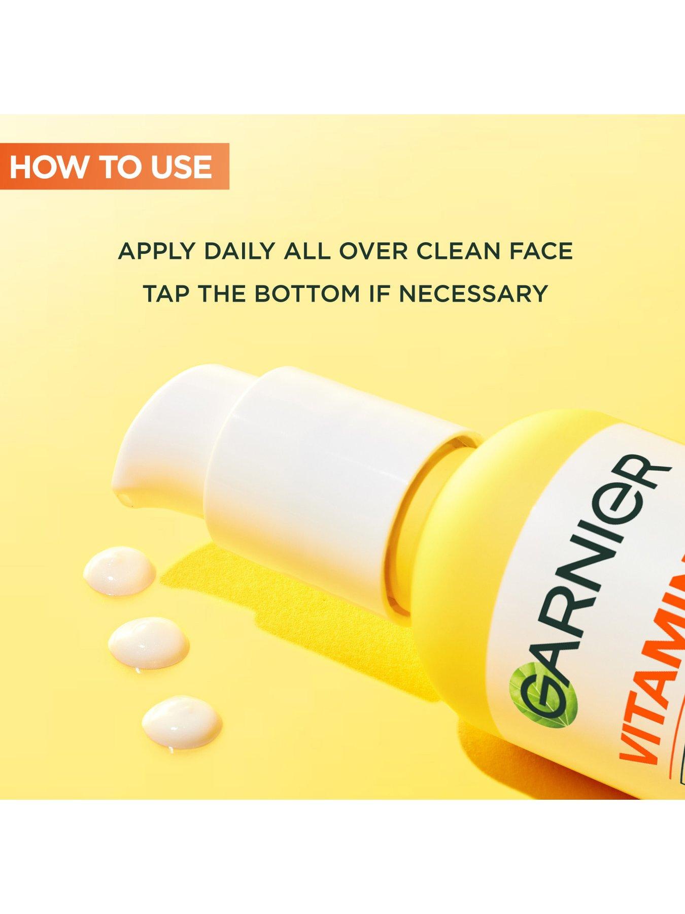 Image 5 of 7 of Garnier 2-in-1 Formula With 20% Vitamin C Serum and SPF 25 Moisturiser