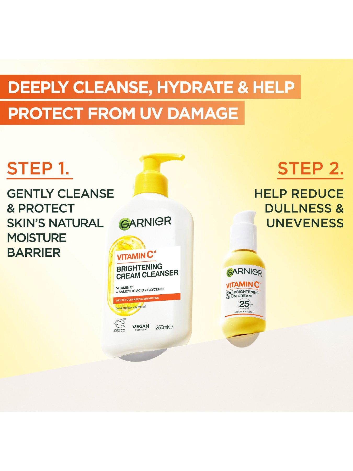 Image 7 of 7 of Garnier 2-in-1 Formula With 20% Vitamin C Serum and SPF 25 Moisturiser