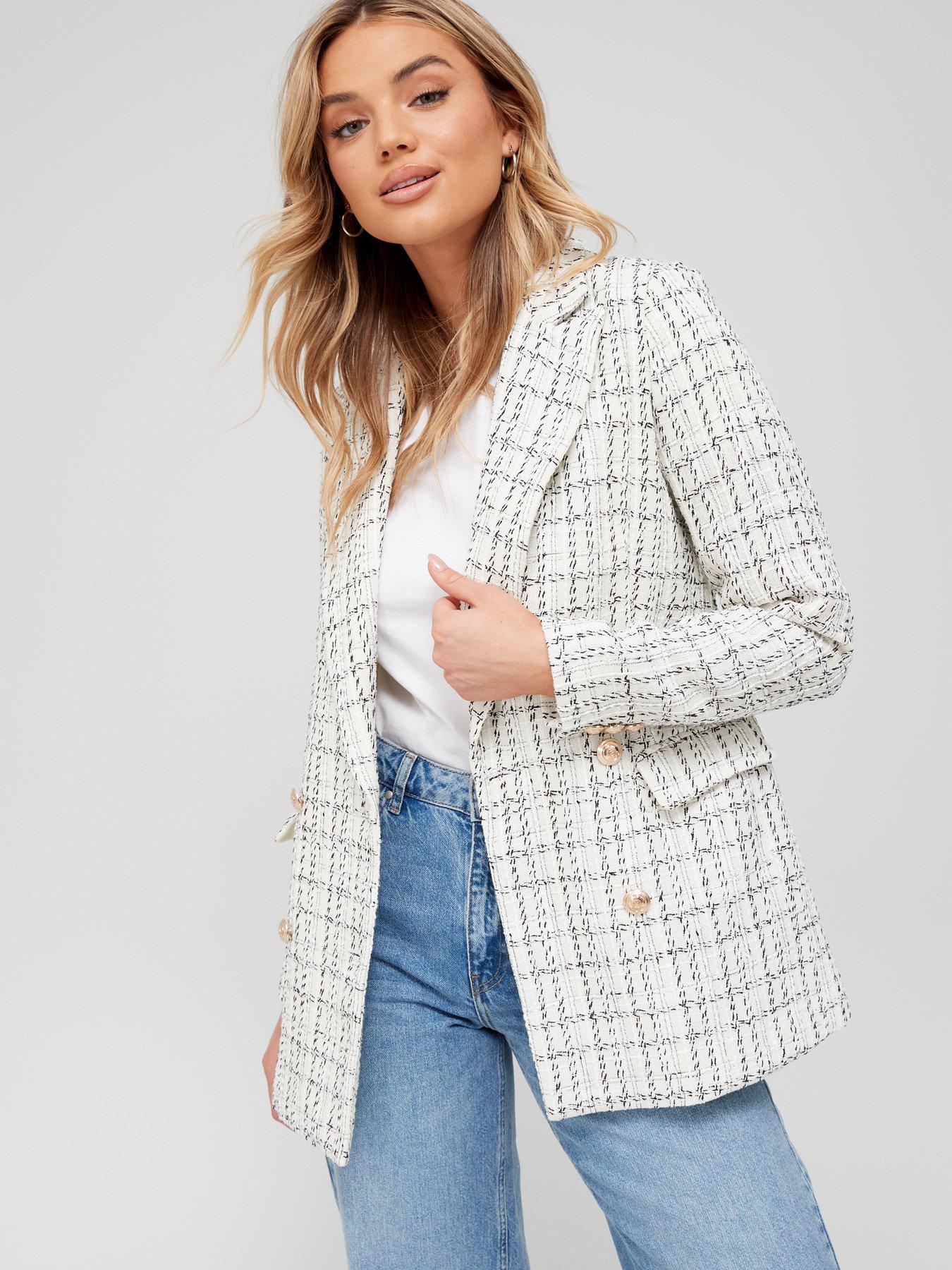 military blazer white