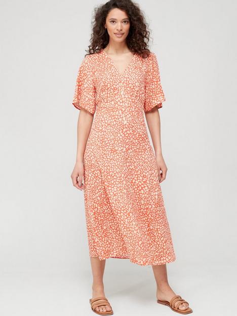 fig-basil-pangel-sleeve-printed-midi-dress-ndash-orangep