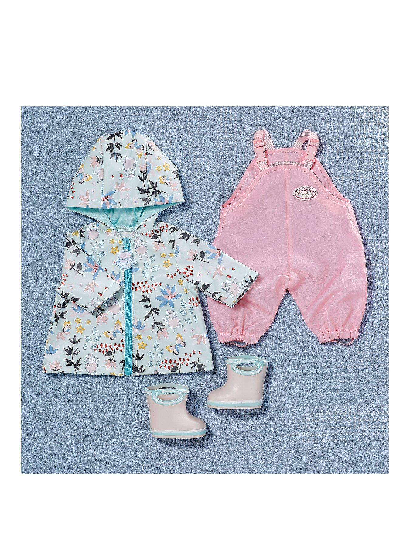 Baby Annabell Deluxe Rain Set 43cm Very.co.uk