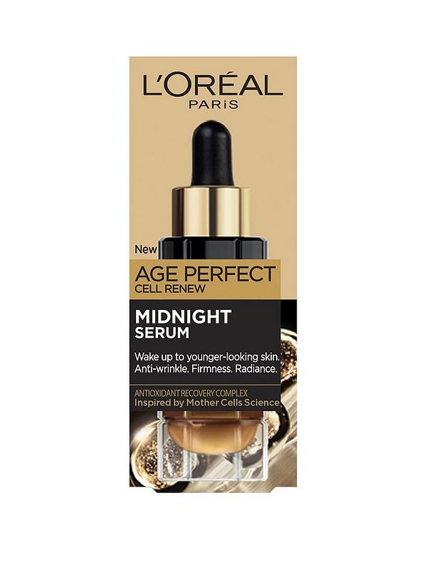 Image 2 of 5 of L'Oreal Paris Midnight Serum Cell Renew Age Perfect Anti-Oxidant Recovery Complex Night Serum (30ml)