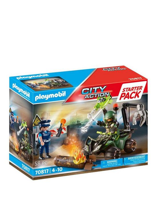 stillFront image of playmobil-70817-police-training-starter-pack