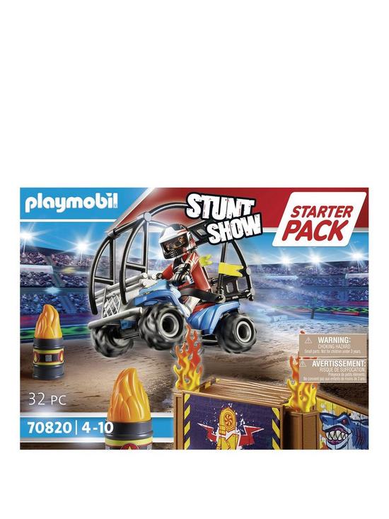 front image of playmobil-70820-stunt-show-starter-pack