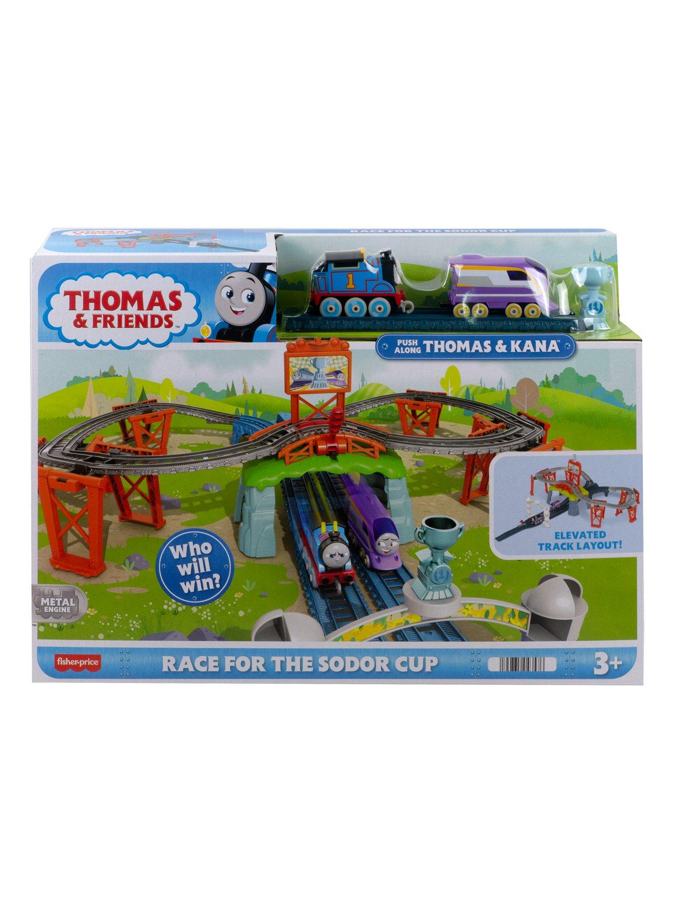 Thomas Friends Race for the Sodor Cup Playset Very