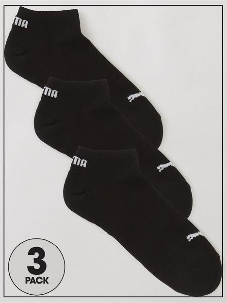 puma-cushioned-3-pack-sneaker-socksnbsp--black