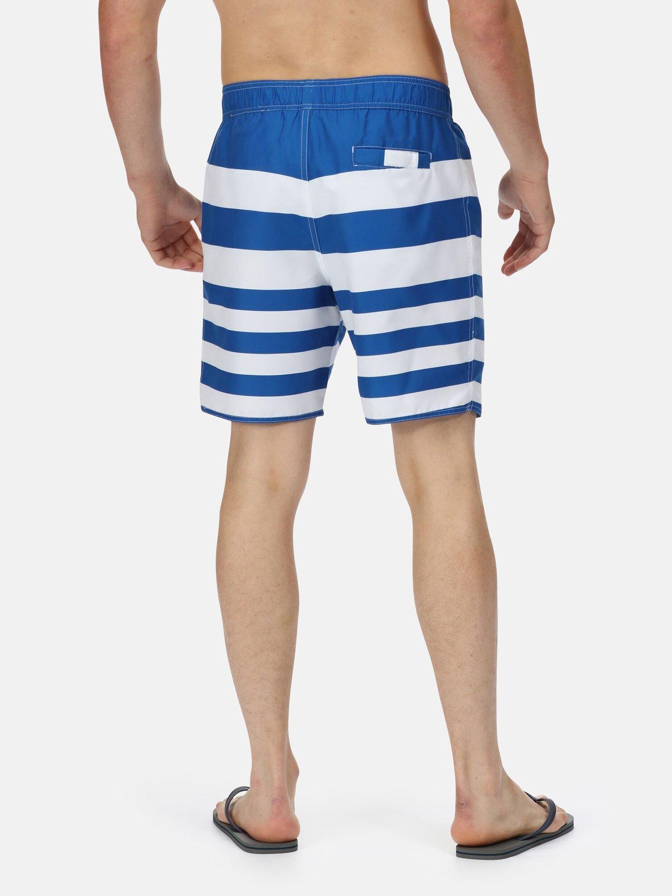Men Hamza Swim Shorts - Blue