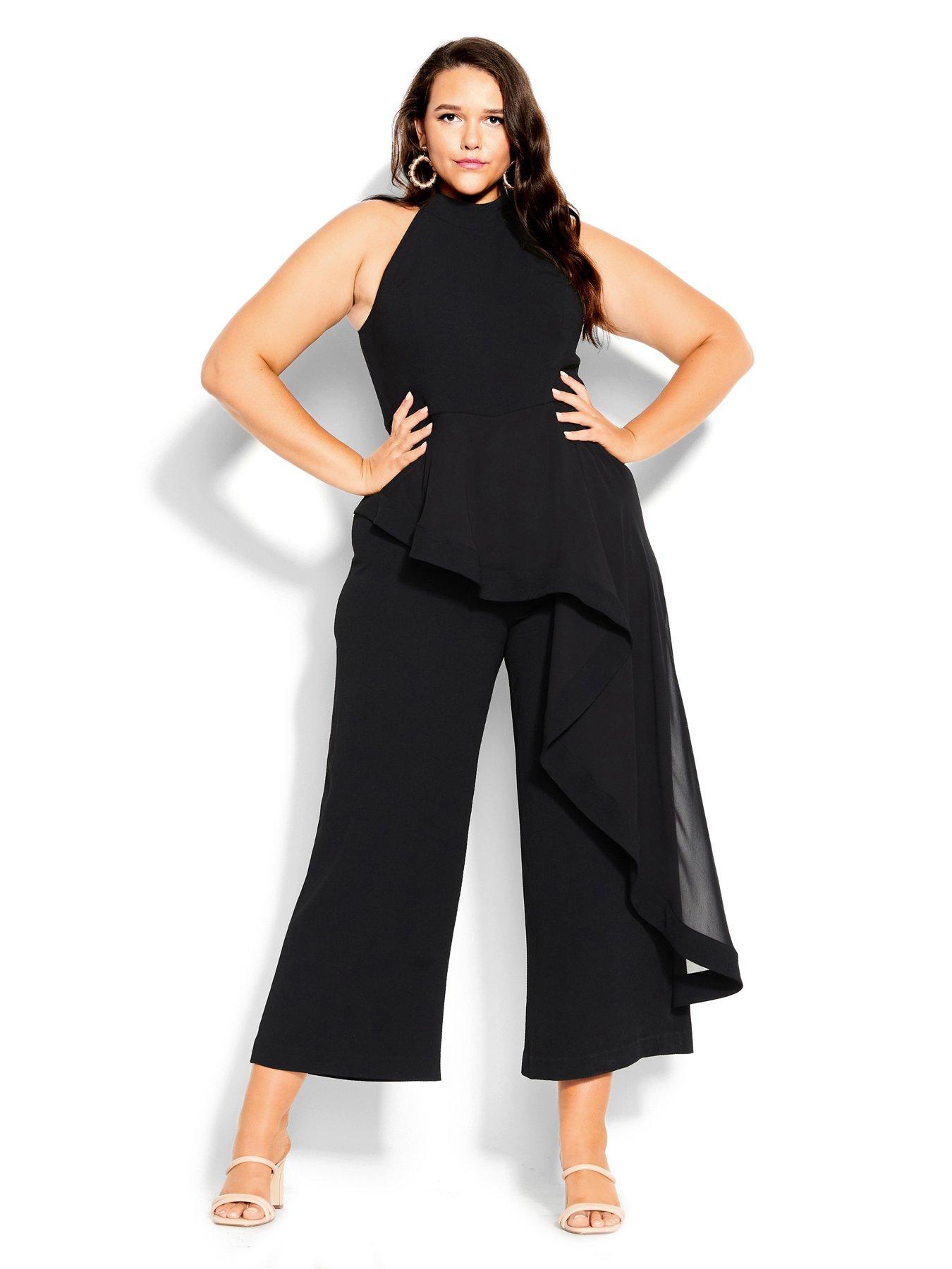 ladies plus size playsuits