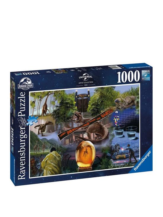 front image of ravensburger-jurassic-park-movie-poster-1000-piece-jigsaw-puzzle