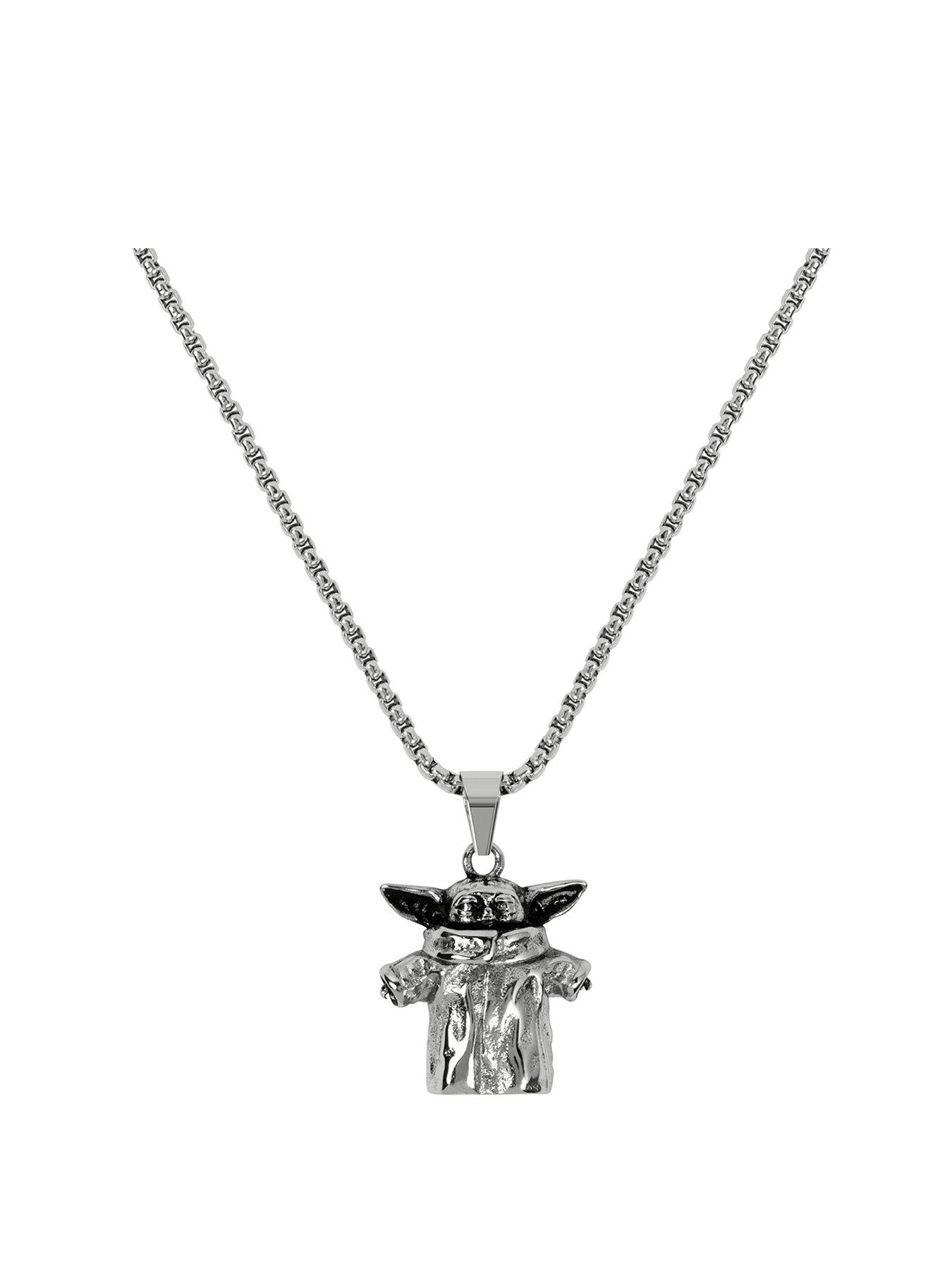  Disney Star Wars Stainless Steel Yoda Pendant With Box Chain