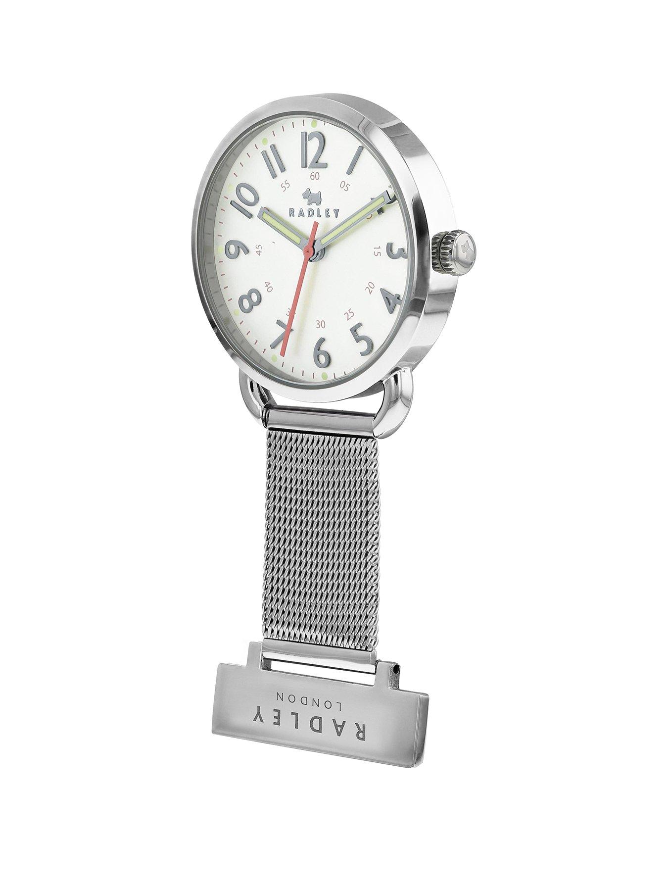 Silver nurses sale fob watch