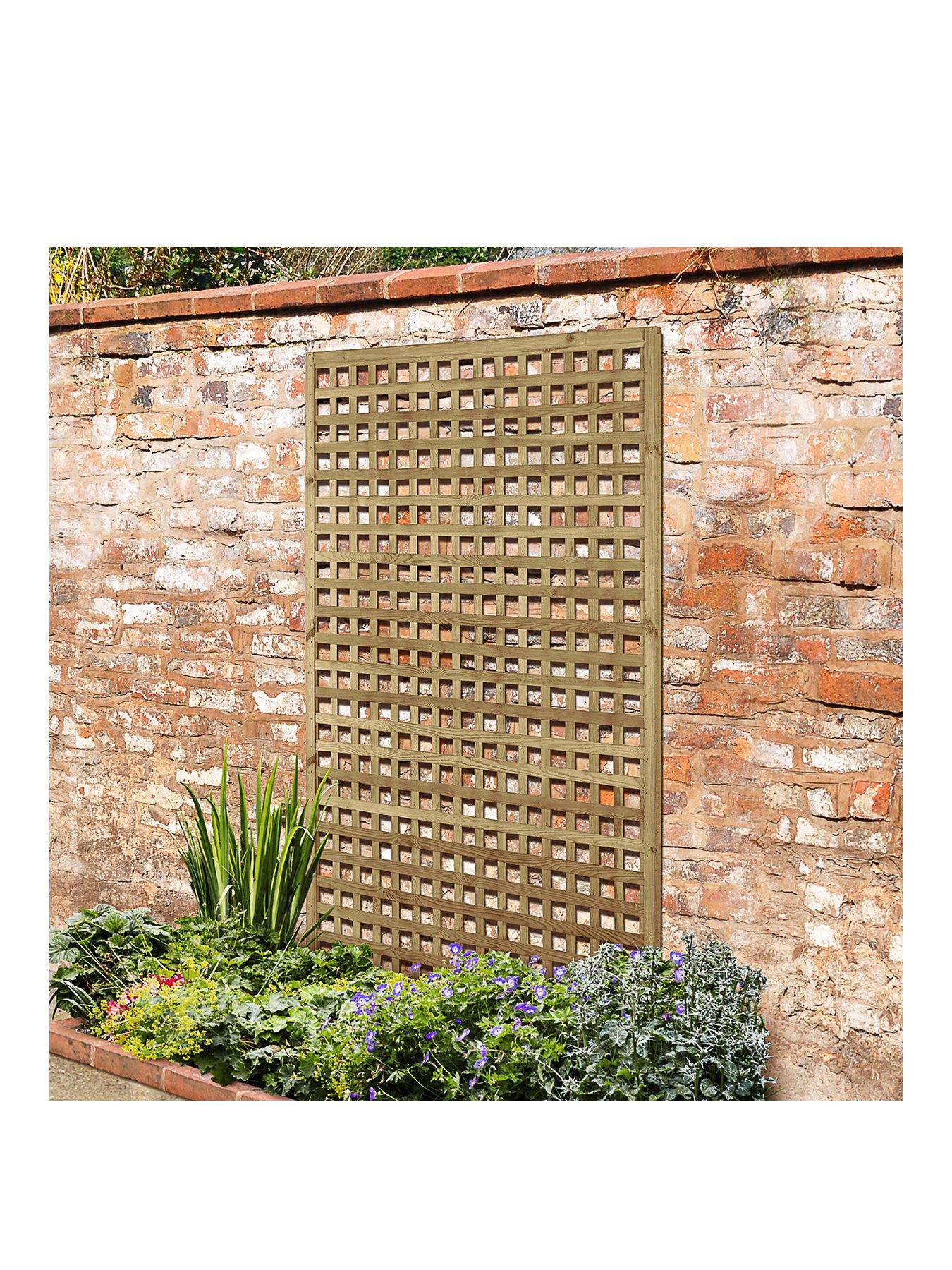 Product photograph of Forest Premium Framed Trellis - Pack Of 4 180 X 120cm from very.co.uk