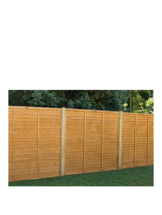 front image of forest-trade-lap-fence-panel-pack-of-4-183m-x-183m