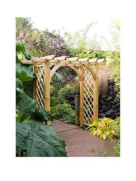 Product photograph of Forest Ultima Pergola Arch from very.co.uk