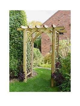 Product photograph of Forest Large Ultima Pergola Arch from very.co.uk
