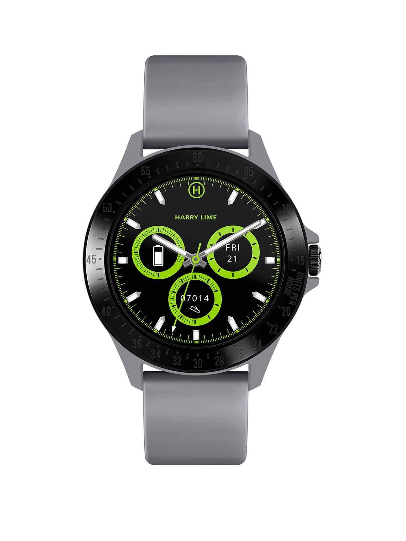Jewellery & watches Harry Lime Fashion Smart Watch in Grey with Black Bezel