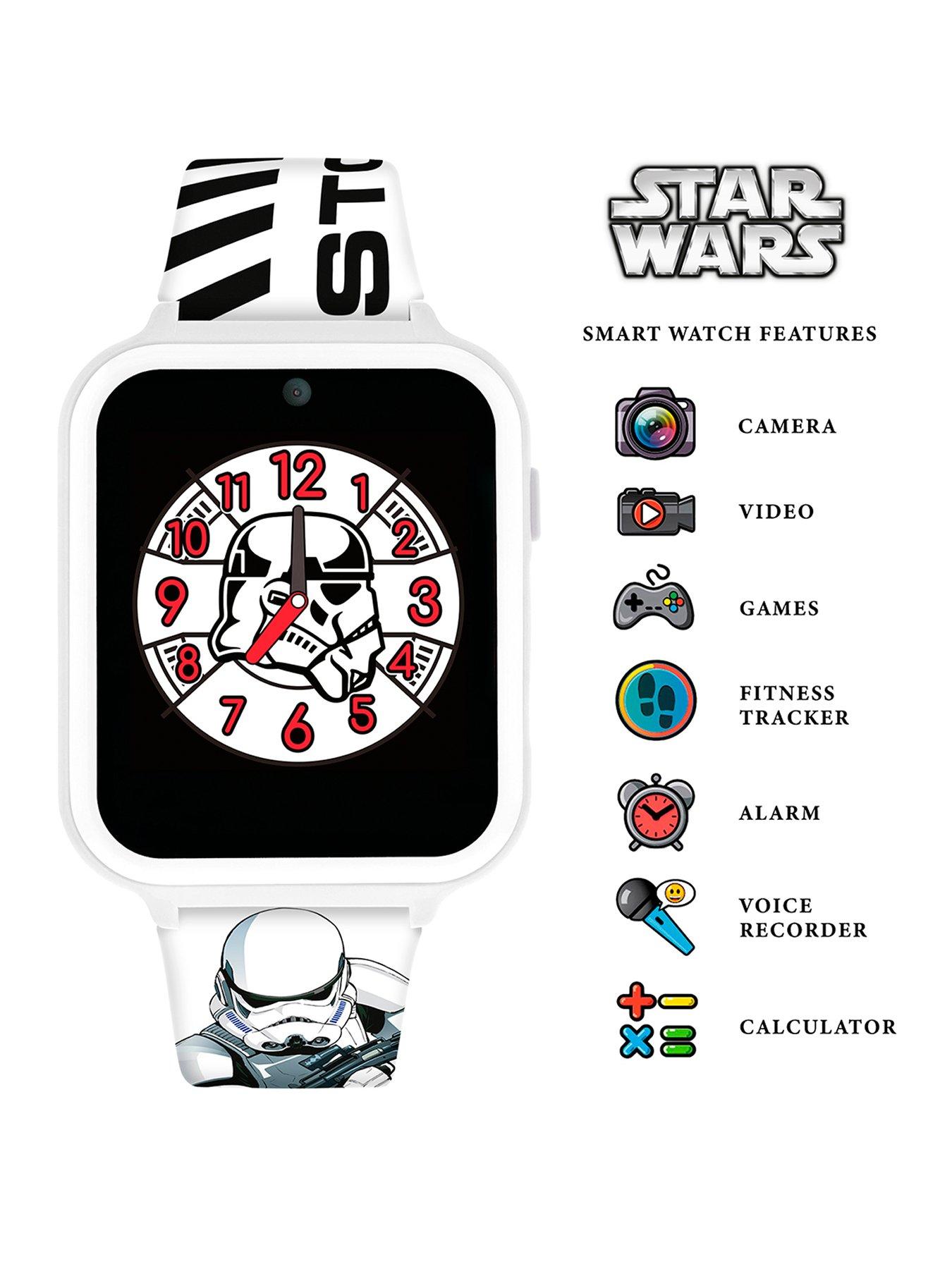 Jewellery & watches Disney Star Wars White Stormtrooper Smart Watch with Printed Silicone Strap