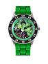  image of disney-marvel-avengers-green-silicone-strap-time-teacher-watch