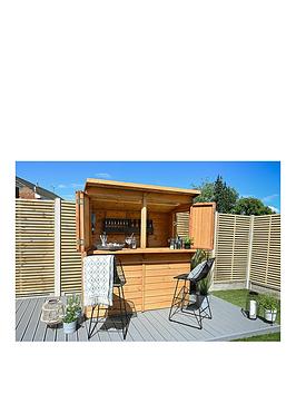 Product photograph of Forest Shiplap Pent Garden Bar 6x3 from very.co.uk