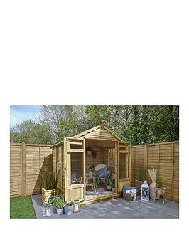 Product photograph of Forest Oakley Overlap 7x5 Summerhouse from very.co.uk
