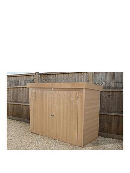 Product photograph of Forest Shiplap Pent Large Outdoor Store - Pressure Treated from very.co.uk