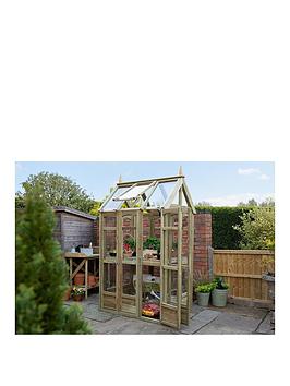 Product photograph of Forest Victorian Walk Around Greenhouse With Auto Vent from very.co.uk
