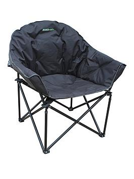 Product photograph of Outdoor Revolution Tubbi Xl Chair - Grey And Black from very.co.uk