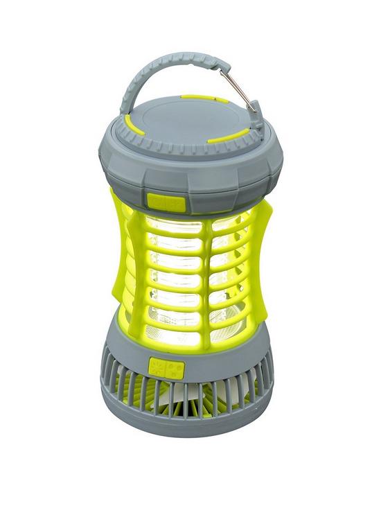 front image of outdoor-revolution-mosquito-killer-lantern-with-fan-usb